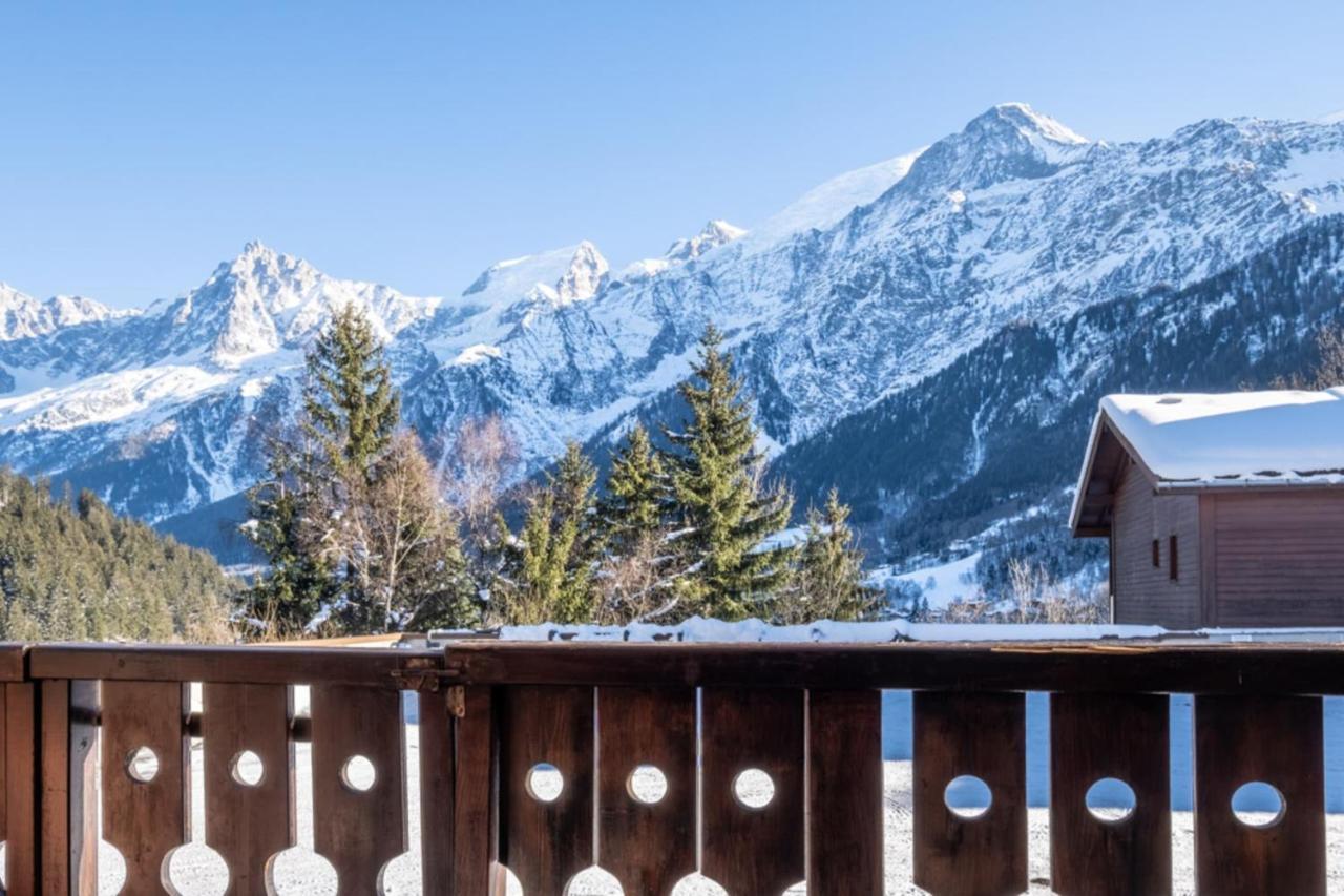 Studio Near Lac Des Chavants Superb View Apartamento Les Houches Exterior foto